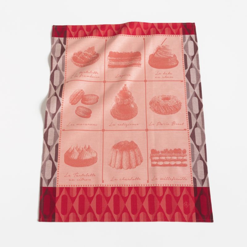 Le Jacquard Français Geschirrtuch Framboise