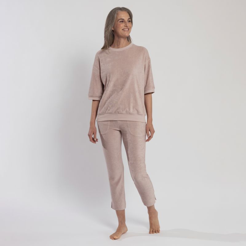 Sunday in Bed X Torquato Shirt Ivy Frottee Powder XL - 2