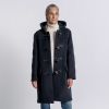 Gloverall Dufflecoat Damen Navy / Blackwatch Tartan XL
