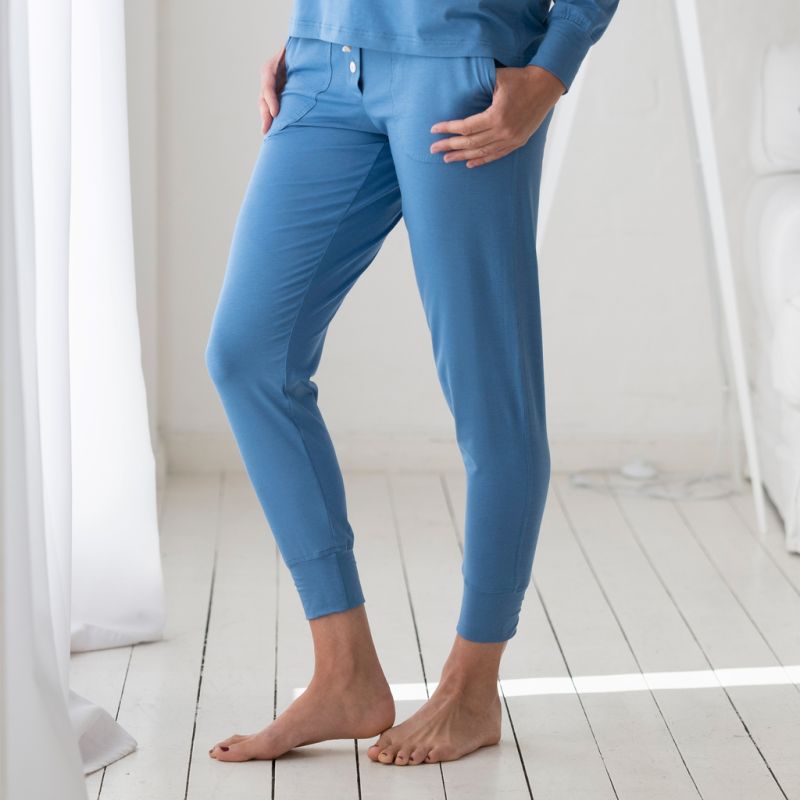 Sunday in Bed X Torquato Pyjamahose Chris Blau L
