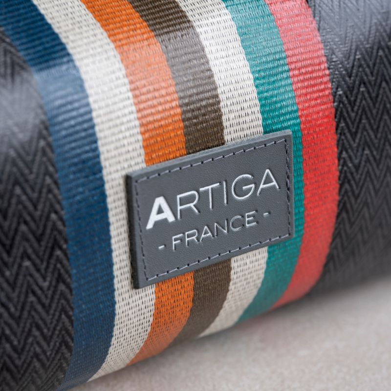 Waschzeugtasche Chevron von Artiga Klein Schwarz - 2