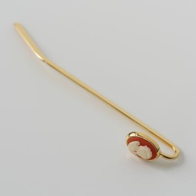 Lesezeichen Medaillon Orange - 2