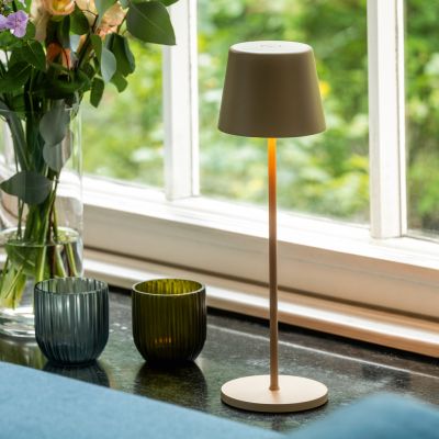 Akkuleuchte Ferrone Beige 36 cm - 2