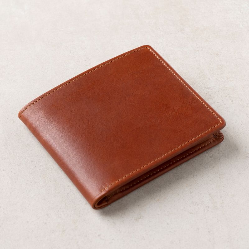Balfour & Poole Portmonnaie mit Münzfach Sattelbraun