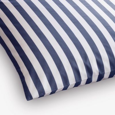 Kissenbezug Liselund Blockstreifen Marine 40 x 40 cm - 2
