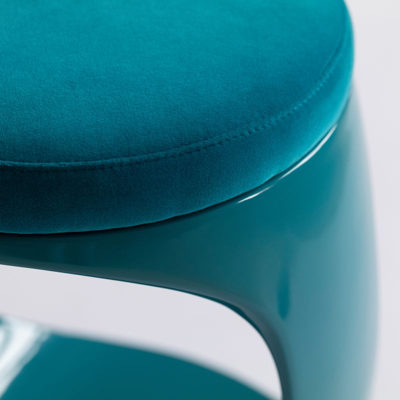 Signet Ring Stool mit Samtkissen Turquoise - 2