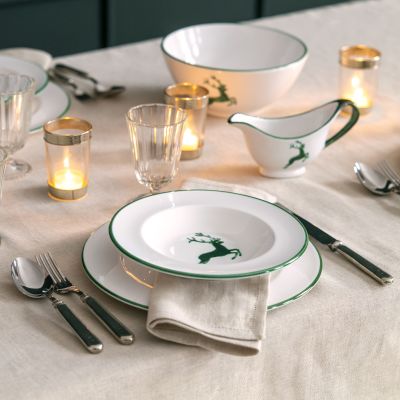 Grüner Hirsch Suppenteller - 2