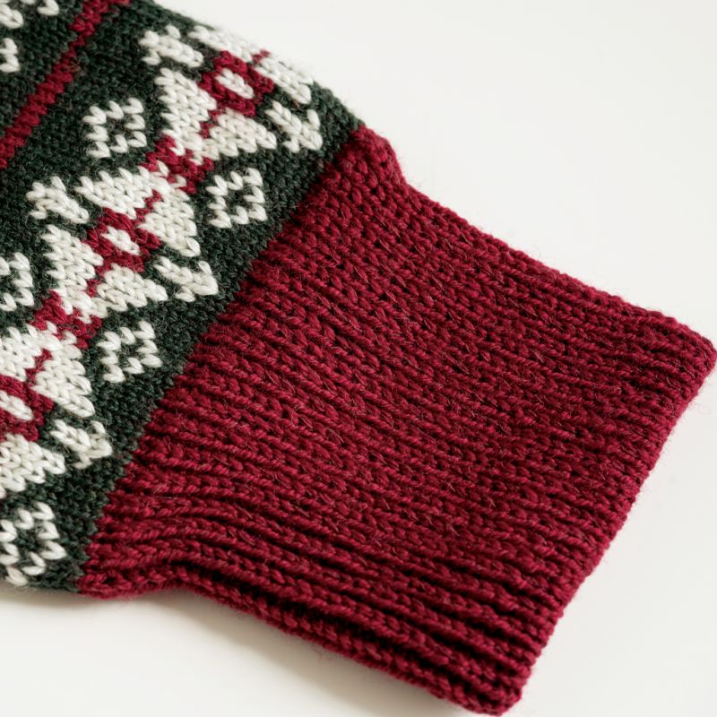 Corgi Socken Fair-Isle-Muster - 4