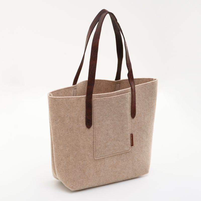 P.A.P. Sweden Handtasche aus Filz - 4
