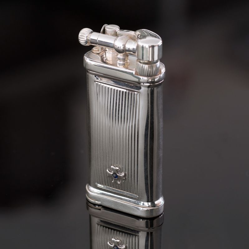 Feuerzeug Old Boy Sterlingsilber