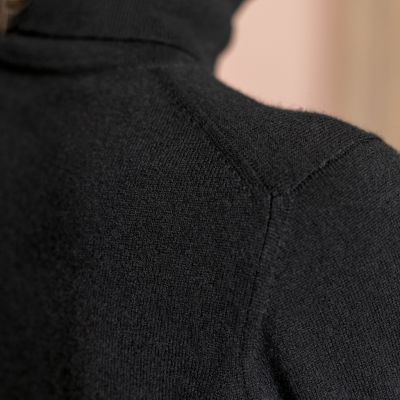 William Lockie X Torquato Rollkragen Kaschmir Black S - 4