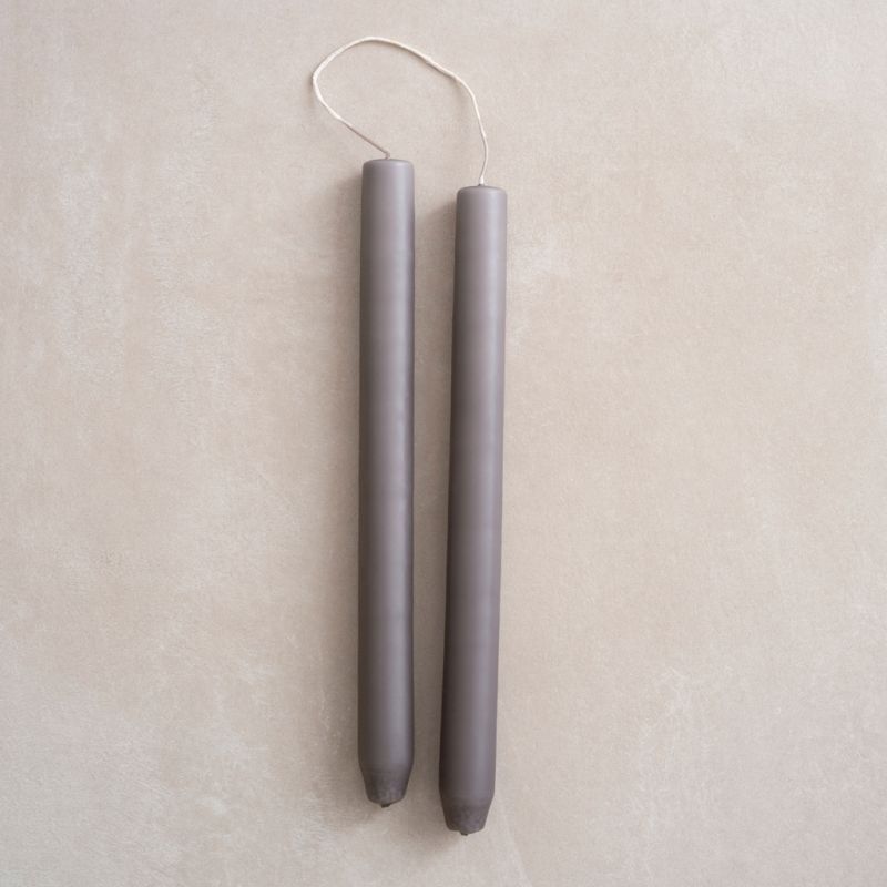 4 Ester & Erik zylindrische Kerzen Dark Zinc Grey