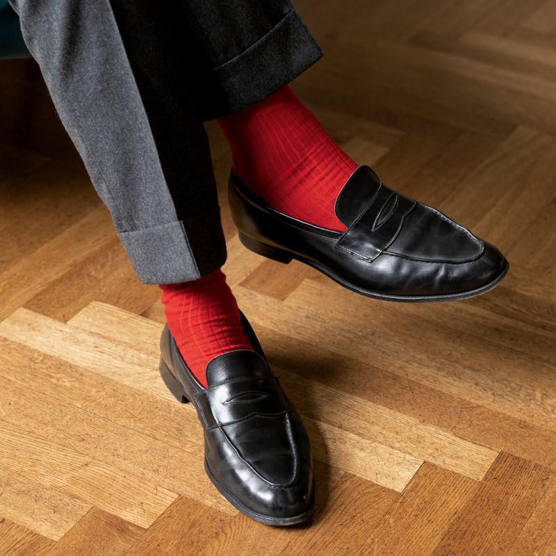 Corgi: Luxury Socks Made in Wales rot M (41,5-43) - 2