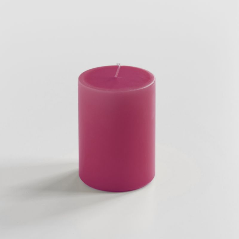 Ester & Erik Stumpenkerze 10 cm Ø 6 cm Pink