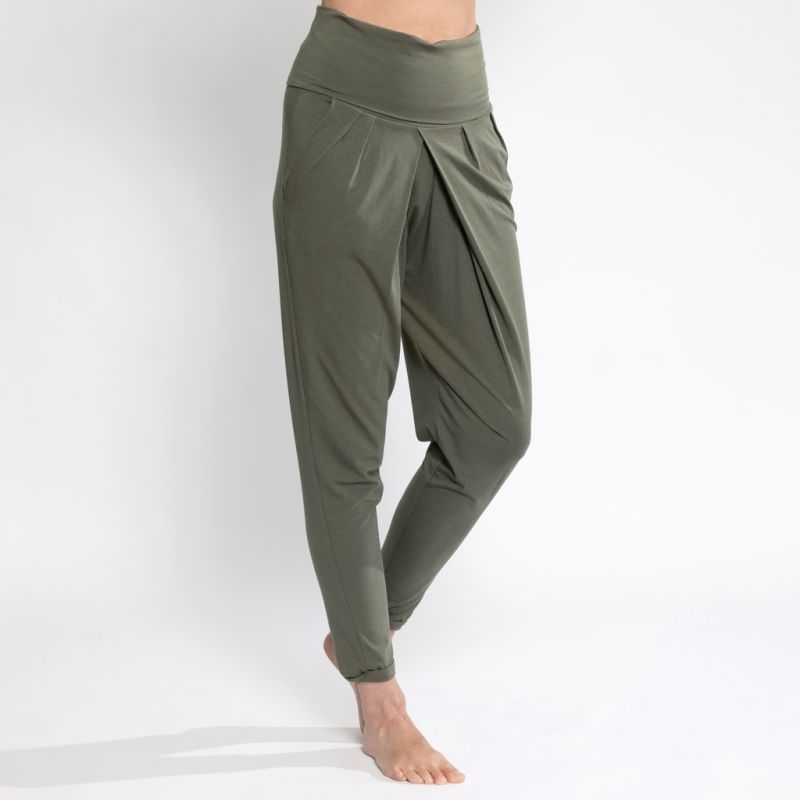 Sunday in Bed X Torquato Pyjamahose Mila lang Olive XL - 2