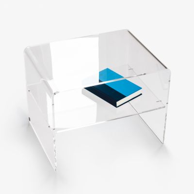 Acryl-Beistelltisch Klar 38 cm - 2