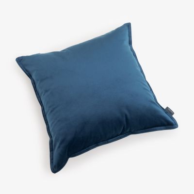Samtkissen Celeste Dunkelblau 40 x 40 cm