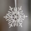 Silke Decker X Torquato Baumanhänger Schneeflocken (3 Stück) - 5