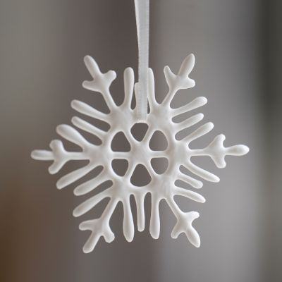 Silke Decker X Torquato Baumanhänger Schneeflocken (3 Stück) - 4