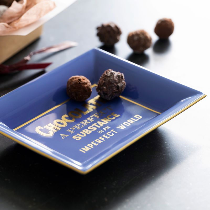 Porcelaine de Limoges Vide-Poche "Chocolate" - 2