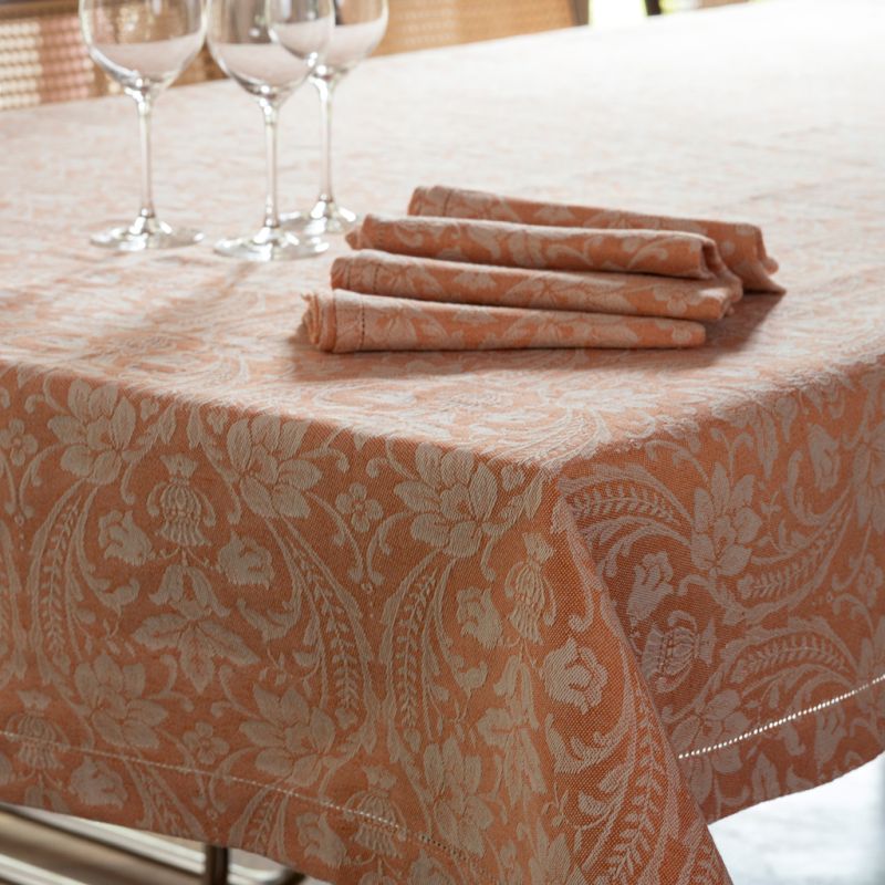 Donna di Coppe Tischdecke 140 x 140 cm Orange
