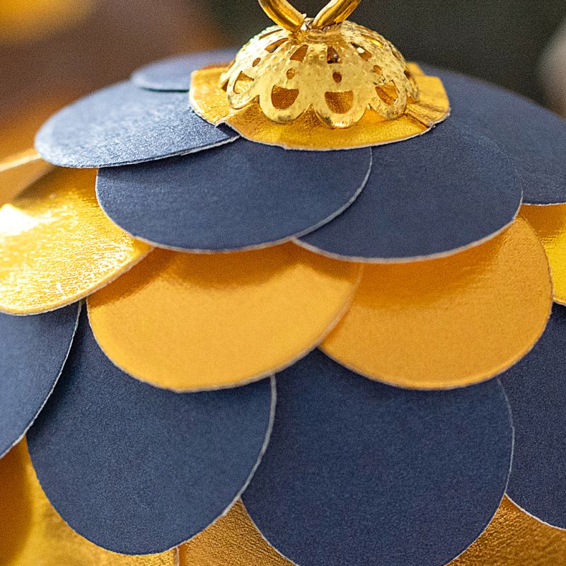 Weihnachtsbaumschmuck Millefeuille (6 Kugeln) - 2