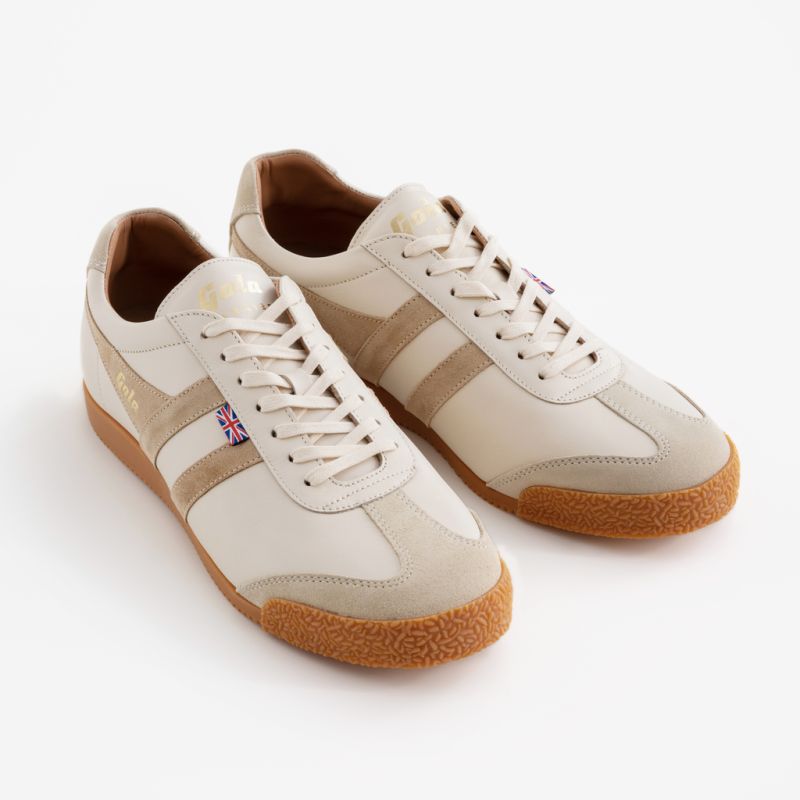 Gola Harrier Elite Herren Weiß / Beige Gr. 42