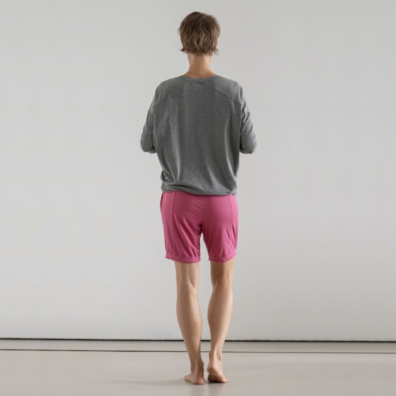 Sunday in Bed X Torquato Pyjamahose Mila Shorty Fuchsia L - 3