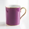Porcelaine de Limoges Becher mit Golddekor Amethyst