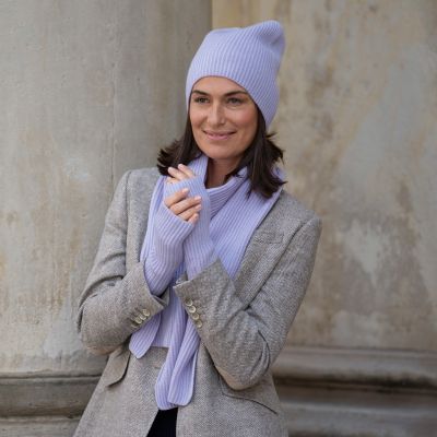 Sunday in Bed X Torquato Kaschmir-Beanie Lila - 2