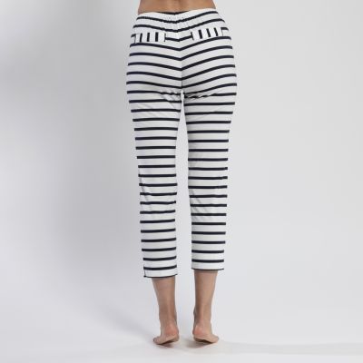 Sunday in Bed X Torquato Pyjamahose Pure Weiß/Midnight M - 2