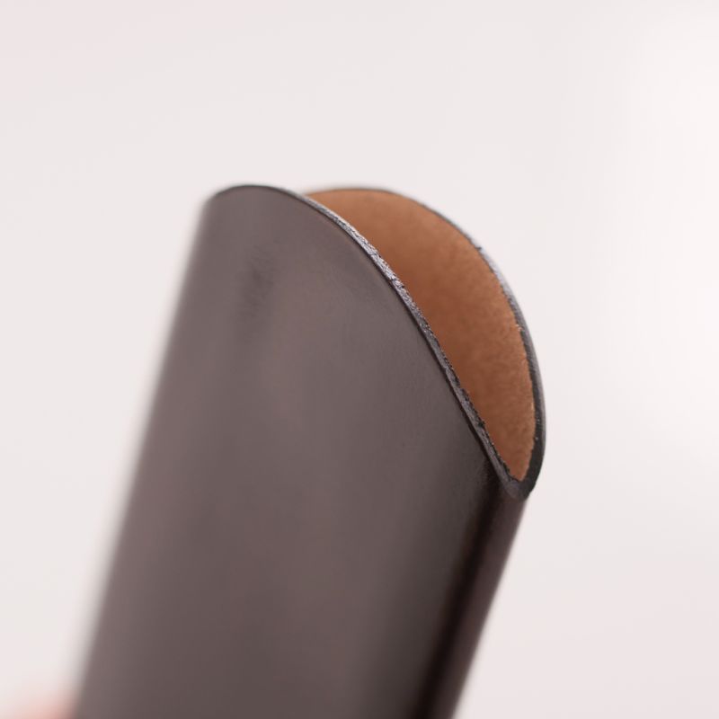 CAF Brillenetui Leder Braun groß - 2