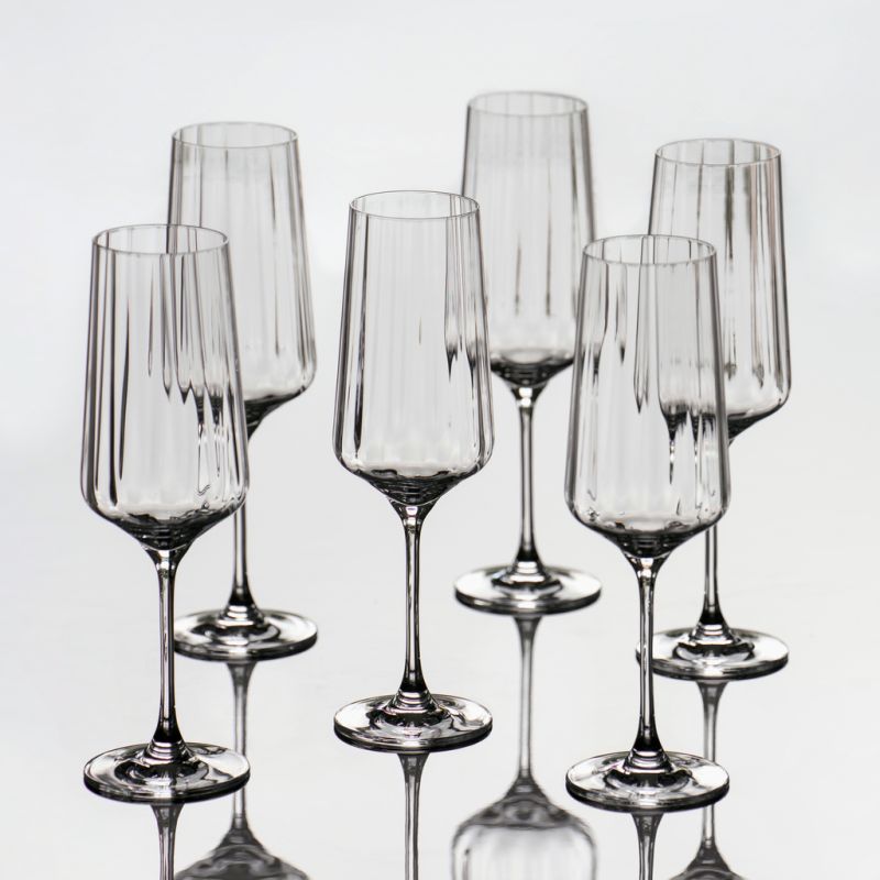 Georg Jensen Sektgläser Bernadotte (6 Stück) - 2