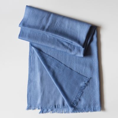 Kashmir Loom Wollschal Periwinkle