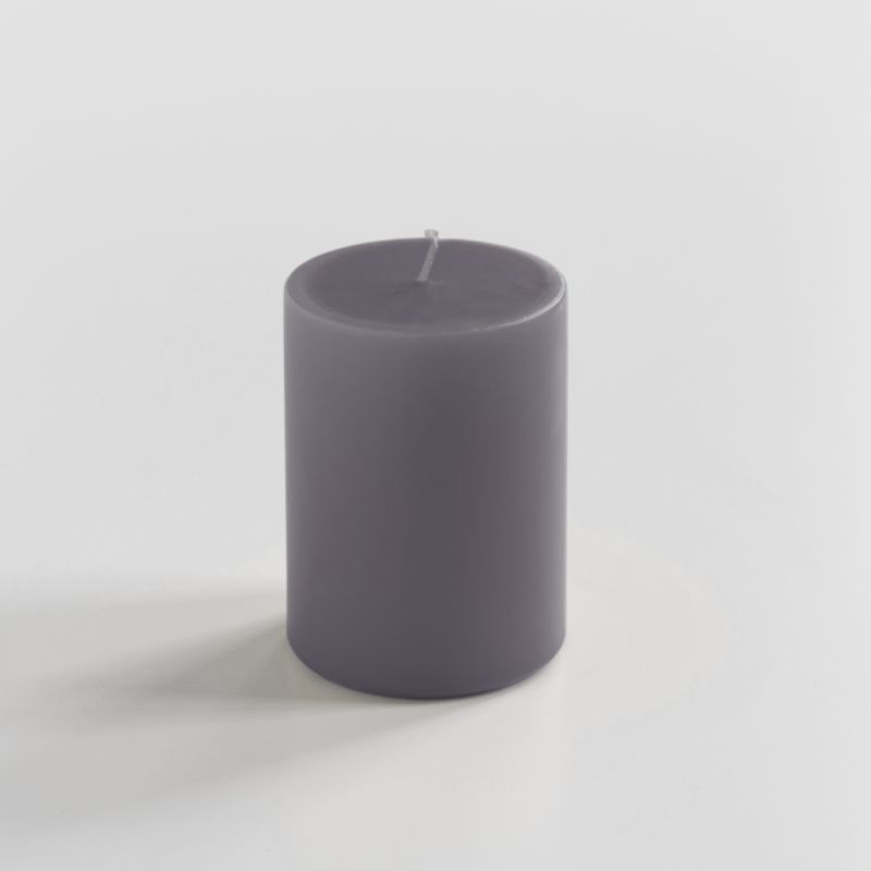 Ester & Erik Stumpenkerze 10 cm Ø 6 cm Dark Zinc Grey