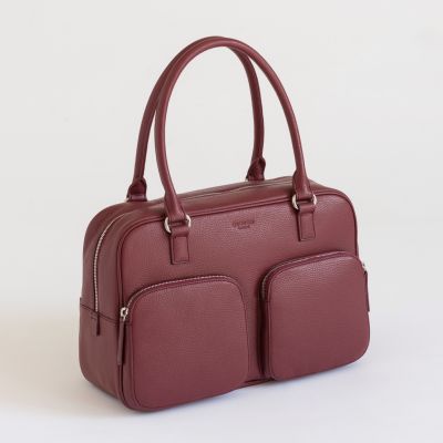 Chi Chi Fan x Torquato City Bag Cremisi