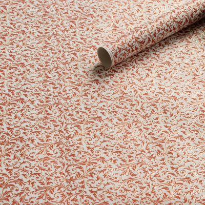 Florentiner Papier Akanthusranken Rot Gold 50 x 70 cm - 4