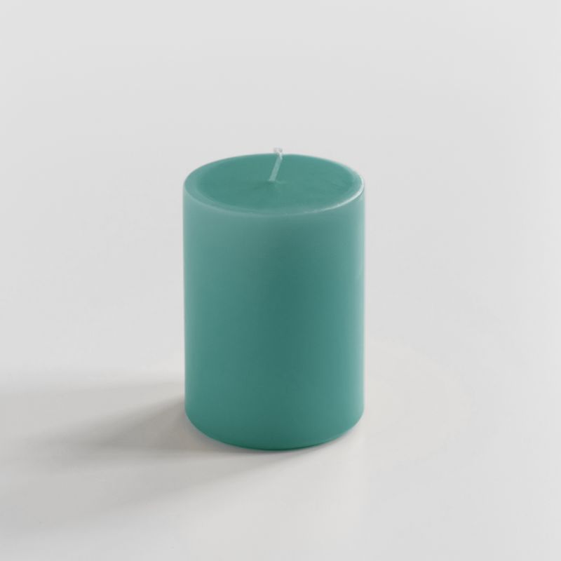 Ester & Erik Stumpenkerze 10 cm Ø 6 cm Dark Turquoise Green
