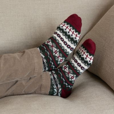 Corgi Socken Fair-Isle-Muster - 2