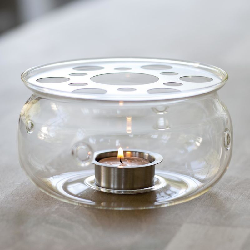 Stövchen Borosilikatglas