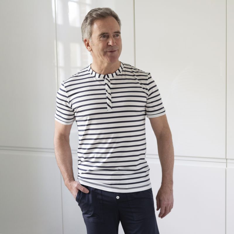 Sunday in Bed X Torquato Pyjamashirt John gestreift