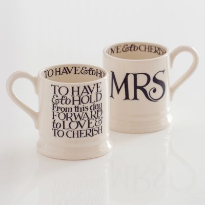 Emma Bridgewater Mugs 2er-Set Mrs & Mrs - 2