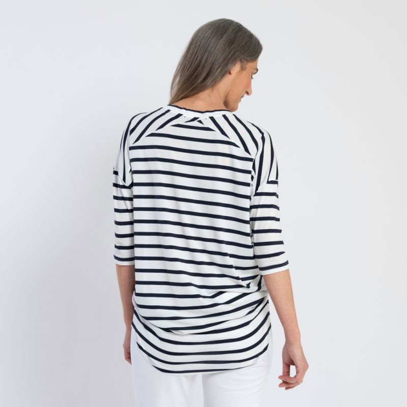 Sunday in Bed X Torquato Pyjamashirt Hazel Weiß/Midnight XL - 2