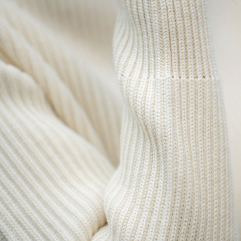 Andersen-Andersen Rollkragenpullover Wollweiß Gr. XL - 2