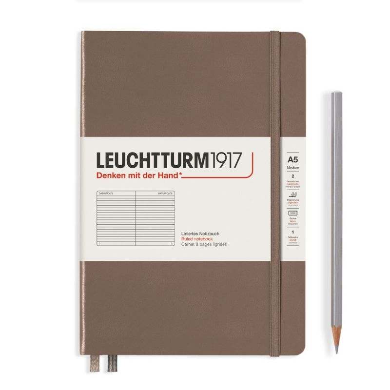 Leuchtturm1917 Notizbuch A5 liniert Warm Earth