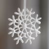 Silke Decker X Torquato Baumanhänger Schneeflocken (3 Stück) - 3