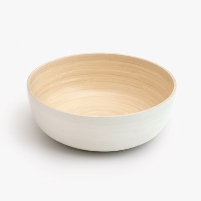 Bambusschüssel Babol 30 cm Weiß