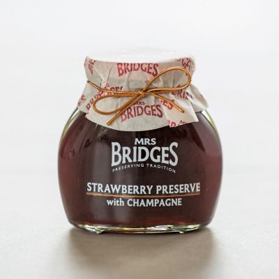Mrs. Bridges Strawberry Preserve mit Champagner