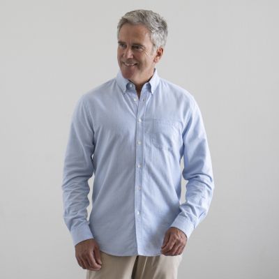 Portuguese Flanellhemd Hellblau Gr. S
