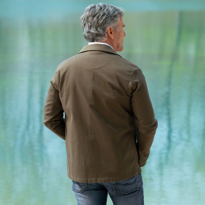 Risby & Leckonfield Safari-Overshirt oliv - 2